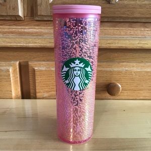 Starbucks pink bubble tumbler